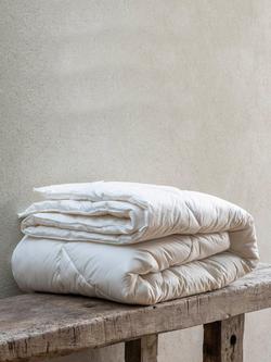 Piglet in Bed Merino Wool Organic Mattress Topper, White