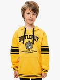 Fabric Flavours Kids' Harry Potter Hufflepuff Hoodie, Yellow