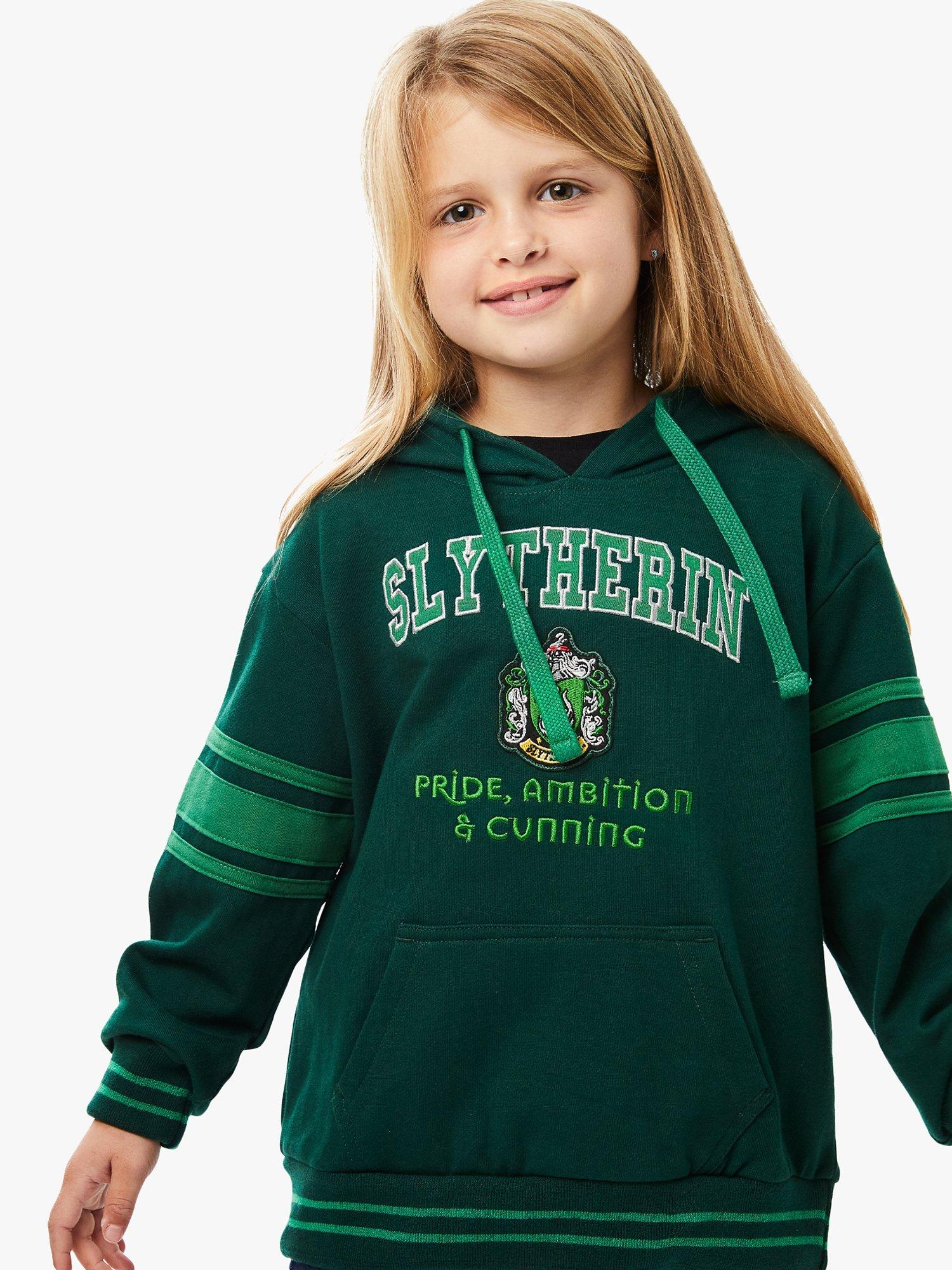 Fabric Flavours Kids Harry Potter Slytherin Hoodie Green