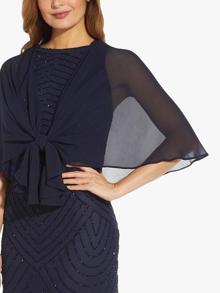 Adrianna Papell Chiffon Cover Up, Midnight