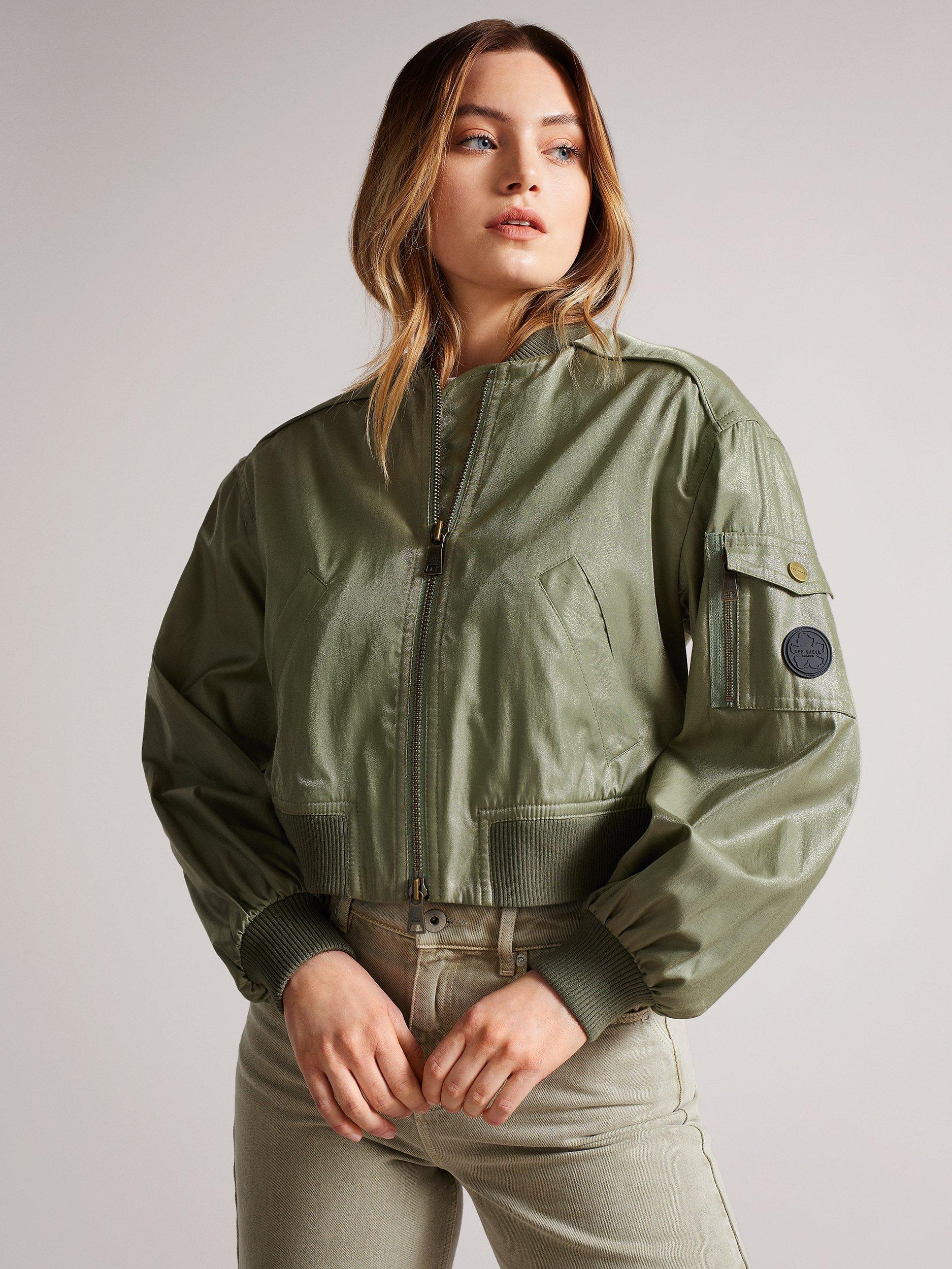 Ted Baker Bronlei Bomber Jacket, Khaki