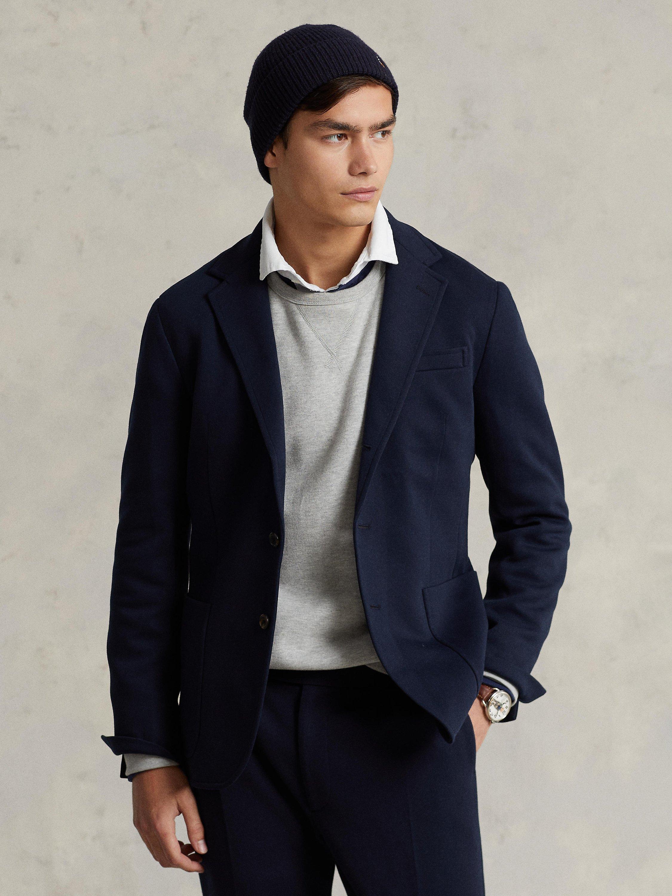 Product image 1 of 6, which shows Polo Ralph Lauren Cotton Blend Blazer, Aviator Navy, S