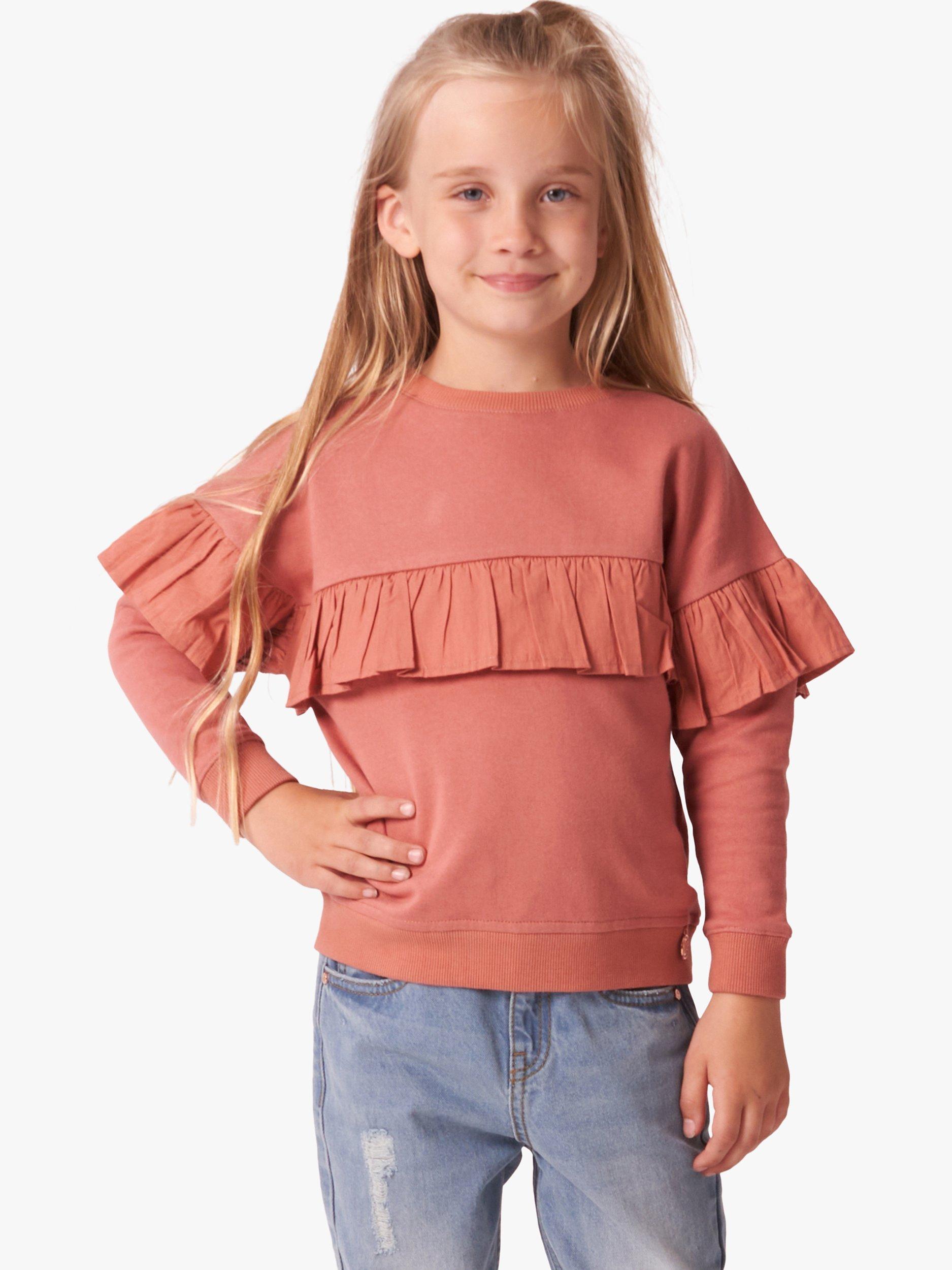 Angel & Rocket Kids' Laurel Ruffle Jumper, Canyon Rose