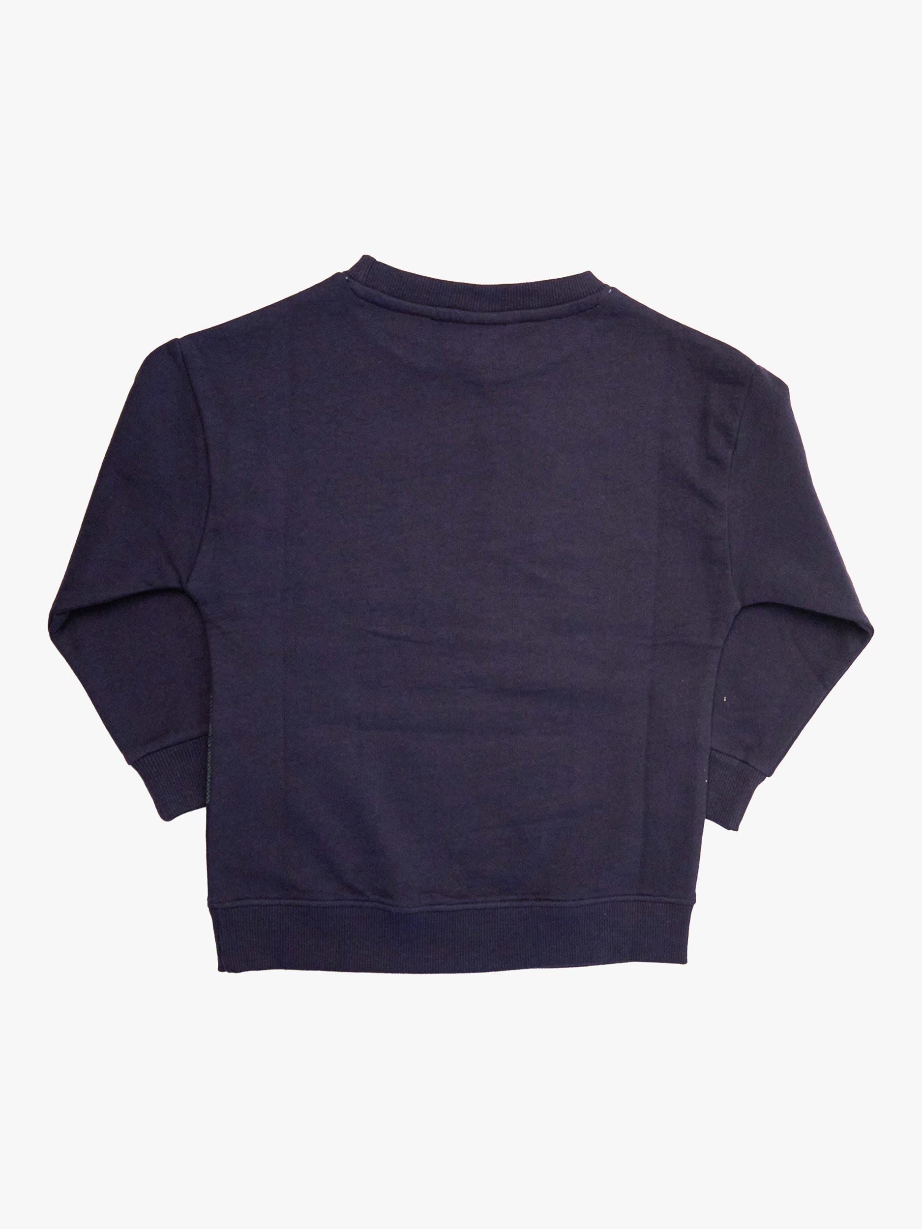 Angel & Rocket Kids' Minecraft Sweatshirt, Navy, 3-4 years