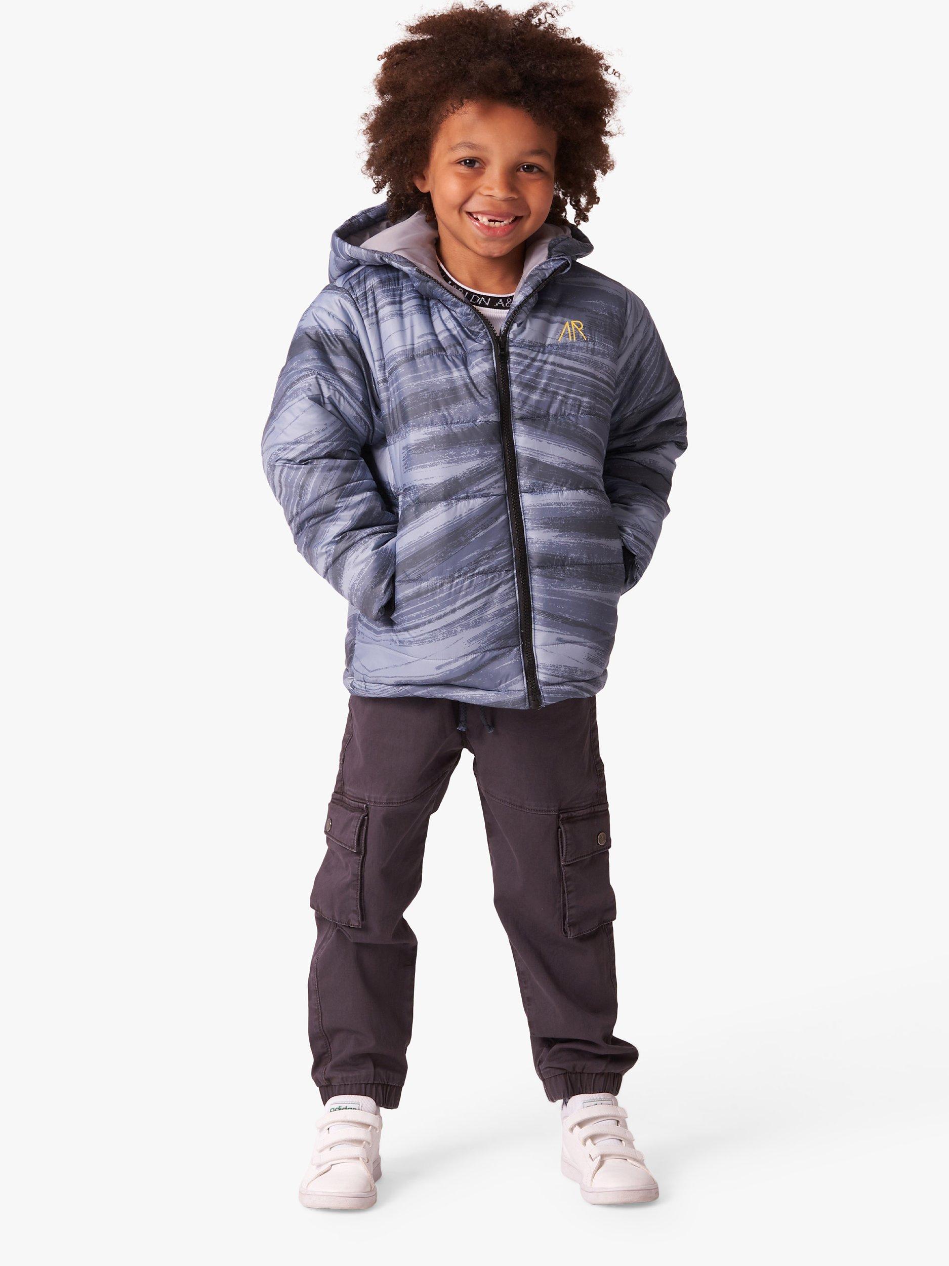 Angel & Rocket Kids' Monti Brushstroke Jacket, Blue
