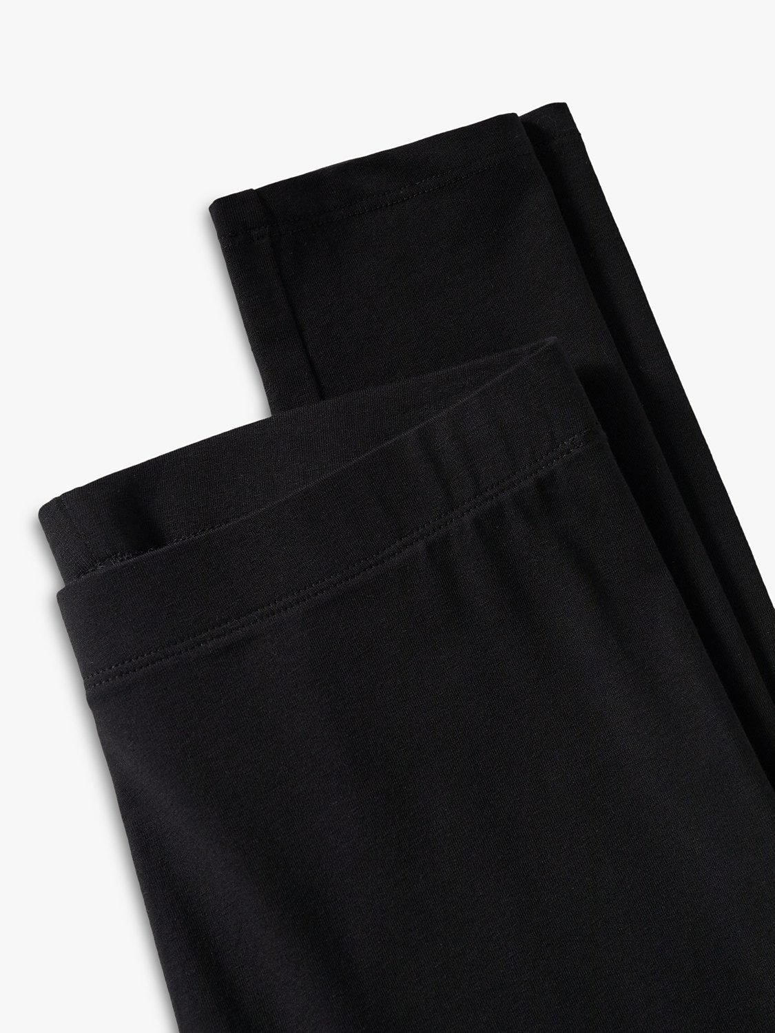 Product image 6 of 6, which shows Mango Cotton Blend Leggings, Black, XS