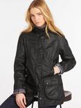 Barbour Beadnell Waxed Jacket, Black