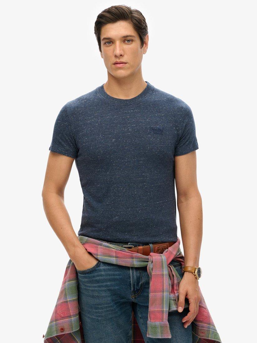 Superdry Vintage Logo T-Shirt, Creek Navy Heather