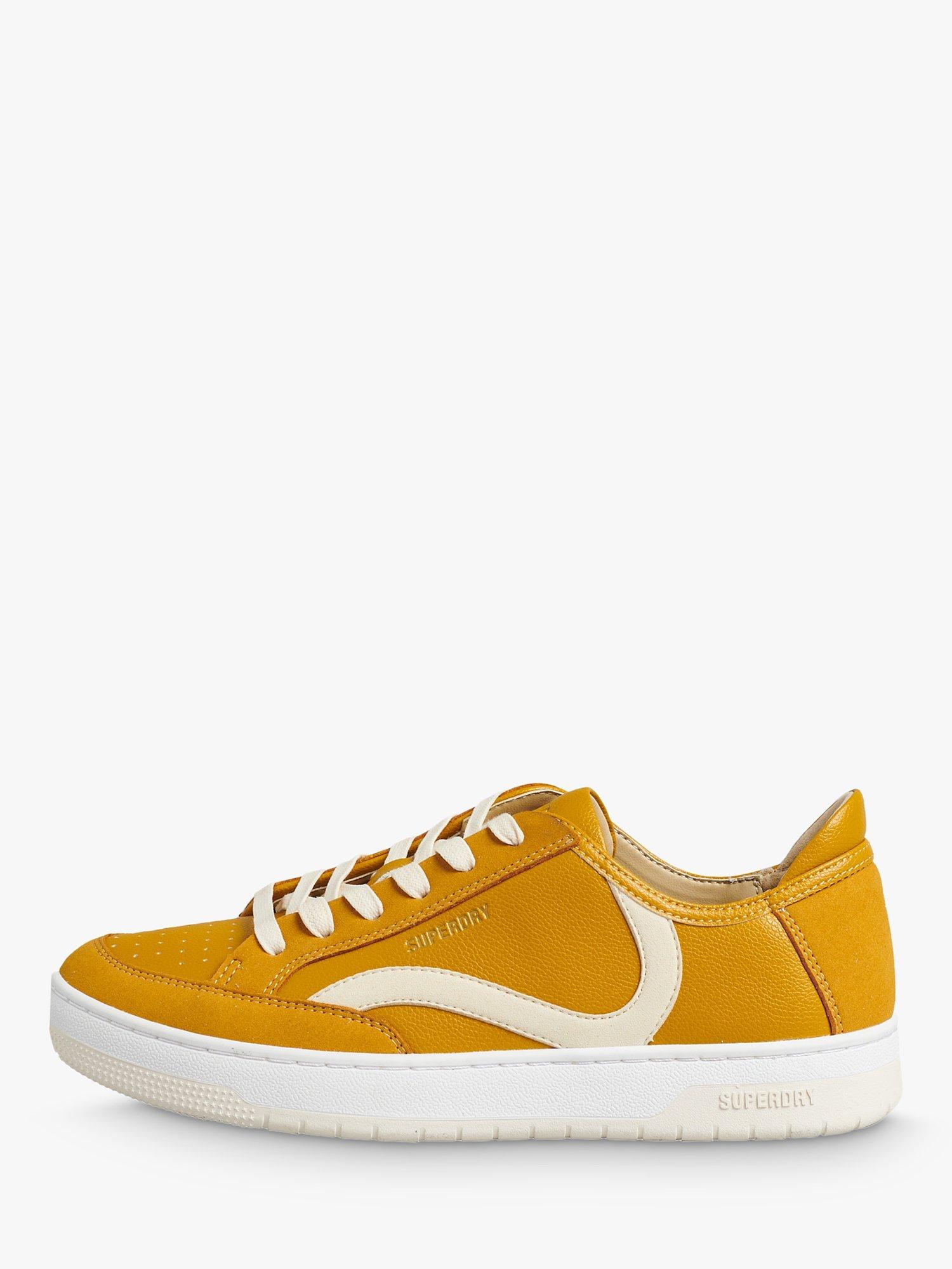 Superdry Vegan Vintage Basketball Low Top Trainers, Tumeric Tan
