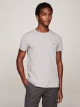 Tommy Hilfiger Core Stretch Extra Slim Fit Crew Neck T-Shirt, Light Grey Heather