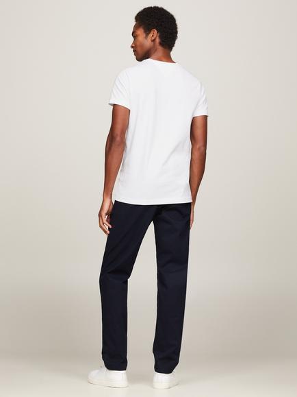Tommy Hilfiger Core Stretch Slim Fit Crew Neck T-Shirt - view 2, White