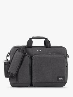 Solo NY Duane Convertible Briefcase Backpack, Grey