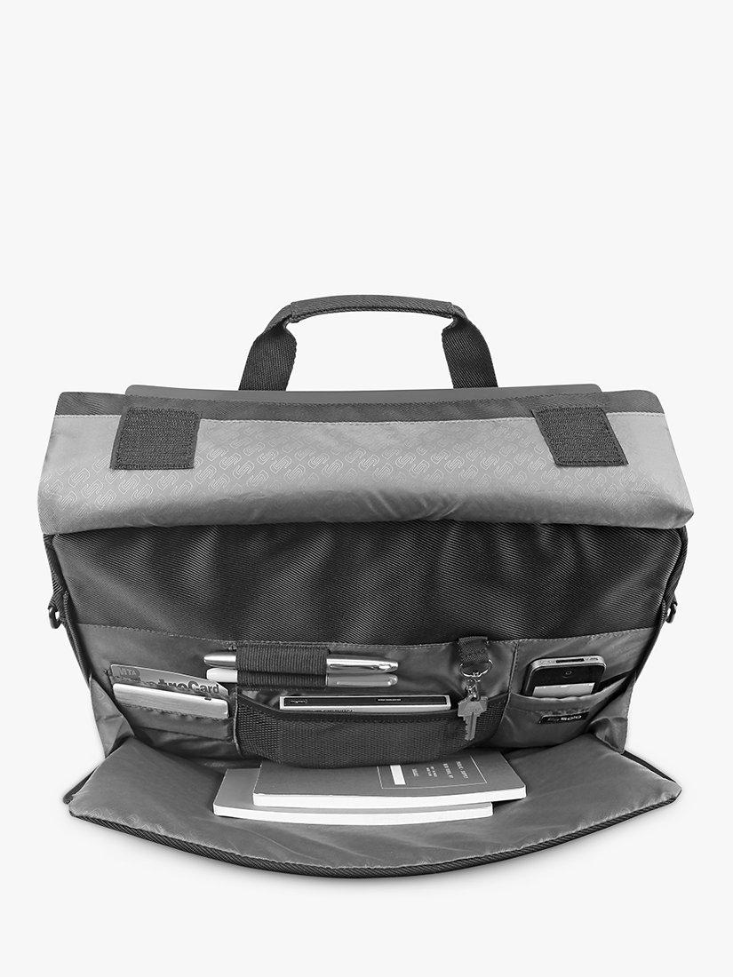 Product image 3 of 10, which shows Solo NY Chrysler 17.3" Laptop Briefcase, Black