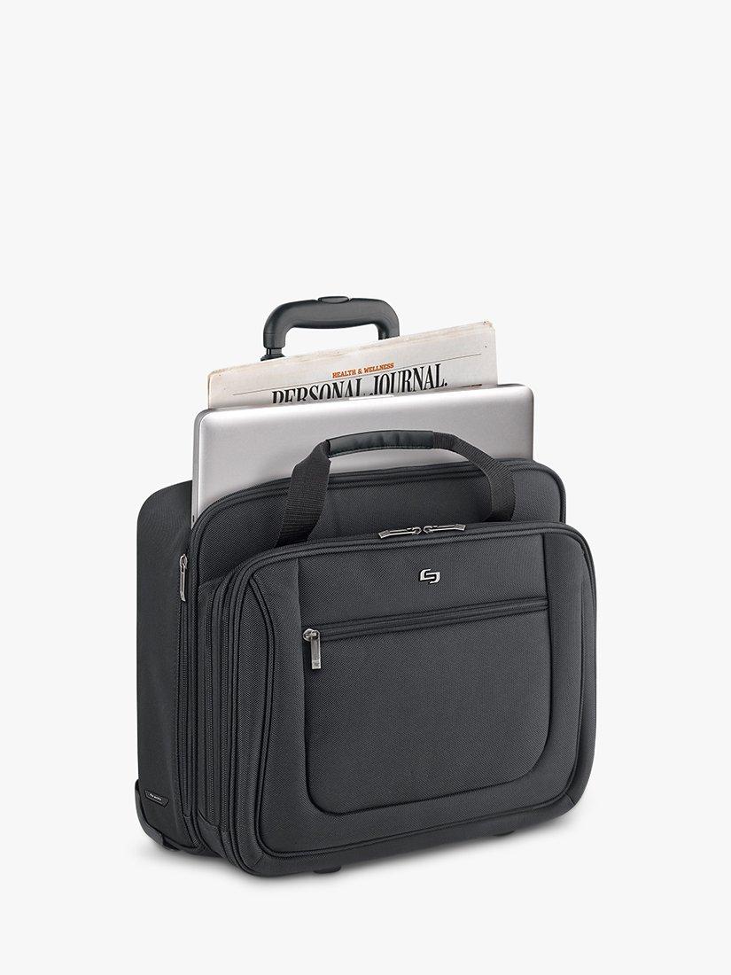 Product image 4 of 11, which shows Solo NY Bryant Rolling Laptop Case, Black