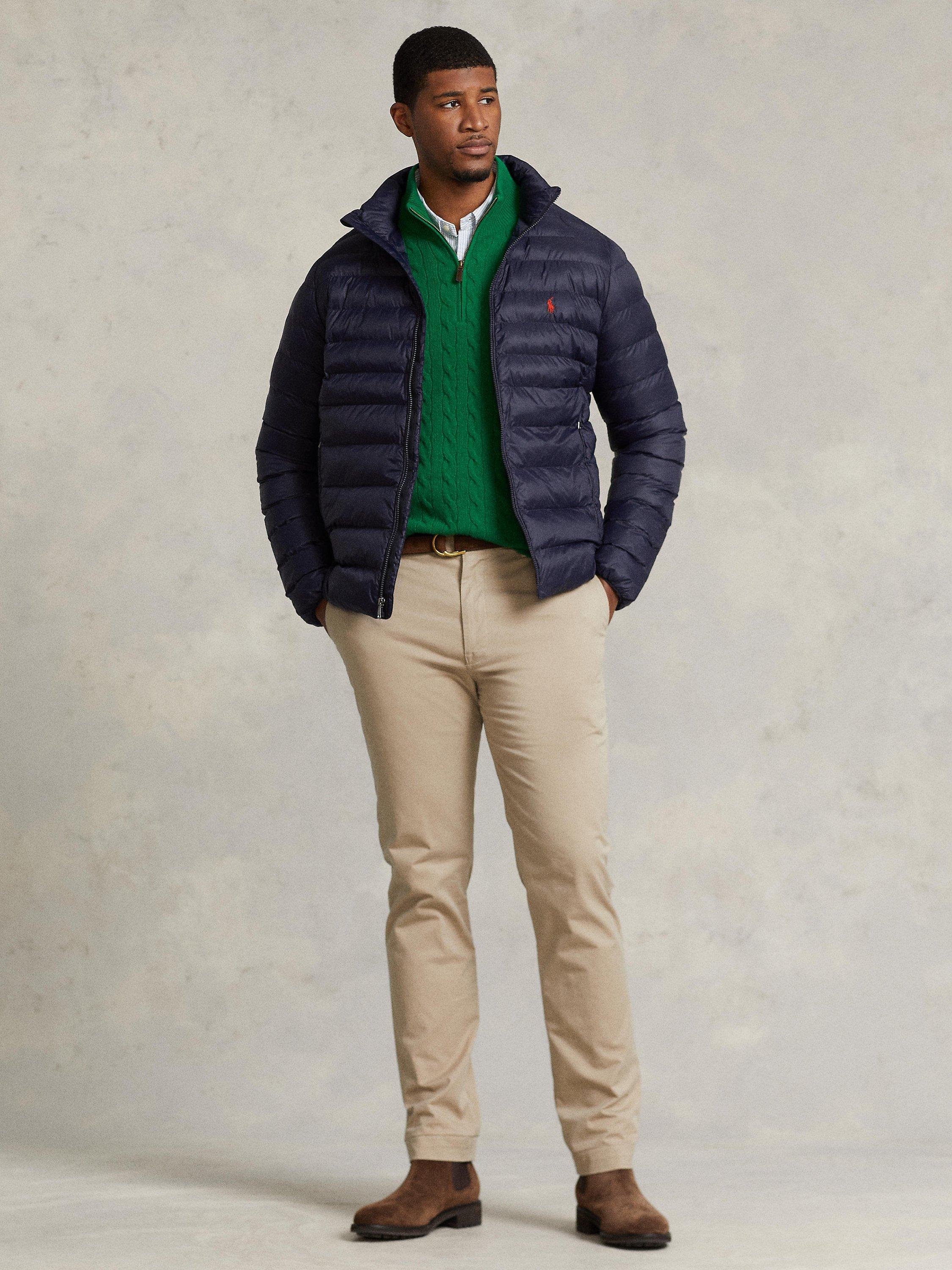 Polo Ralph Lauren Big & Tall Terra Packable Recycled Fill Jacket, Collection Navy
