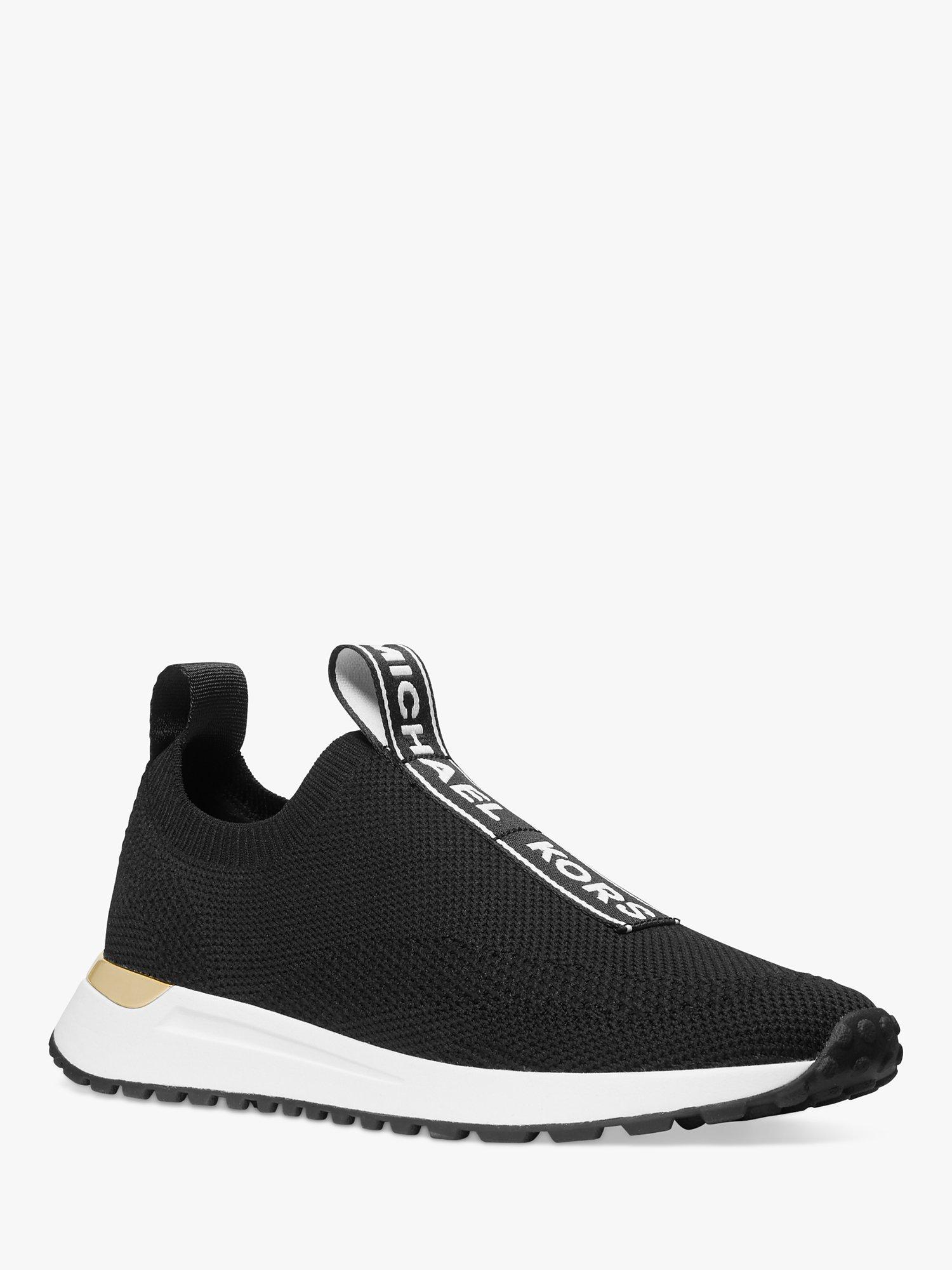 Michael kors black slip on trainers deals