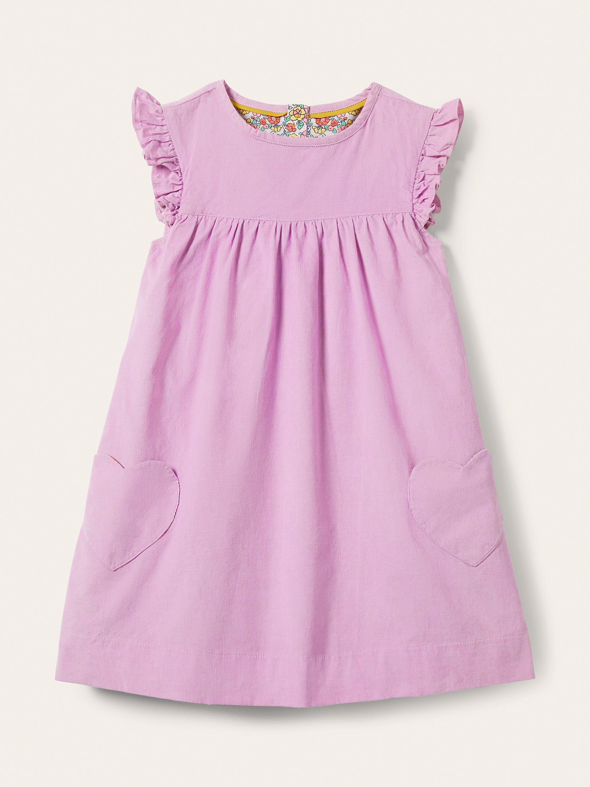 Mini Boden Kids' Easy Everyday Dress, Orchid Petal Purple