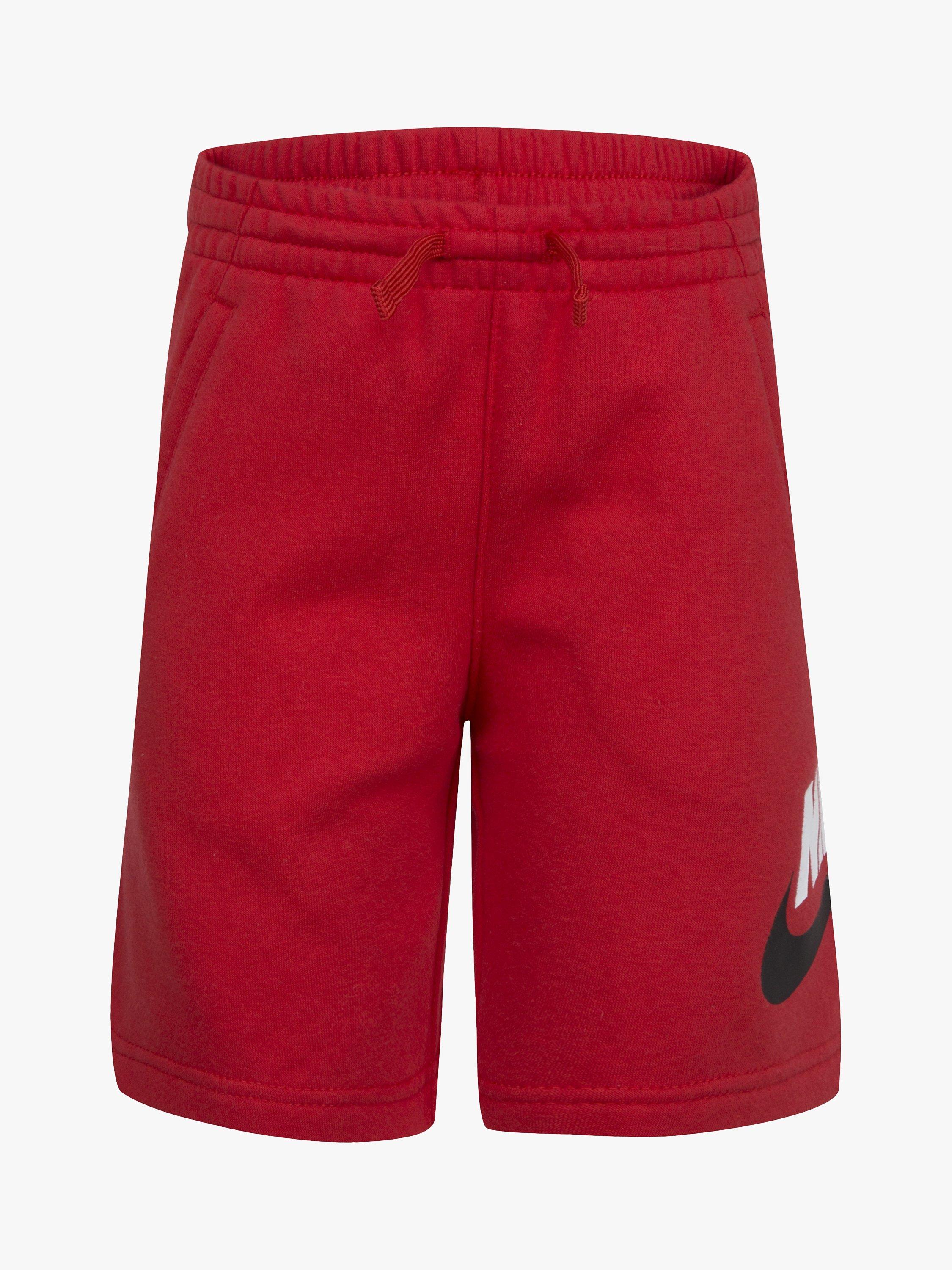 Nike Kids' Big Logo Jersey Shorts, Red