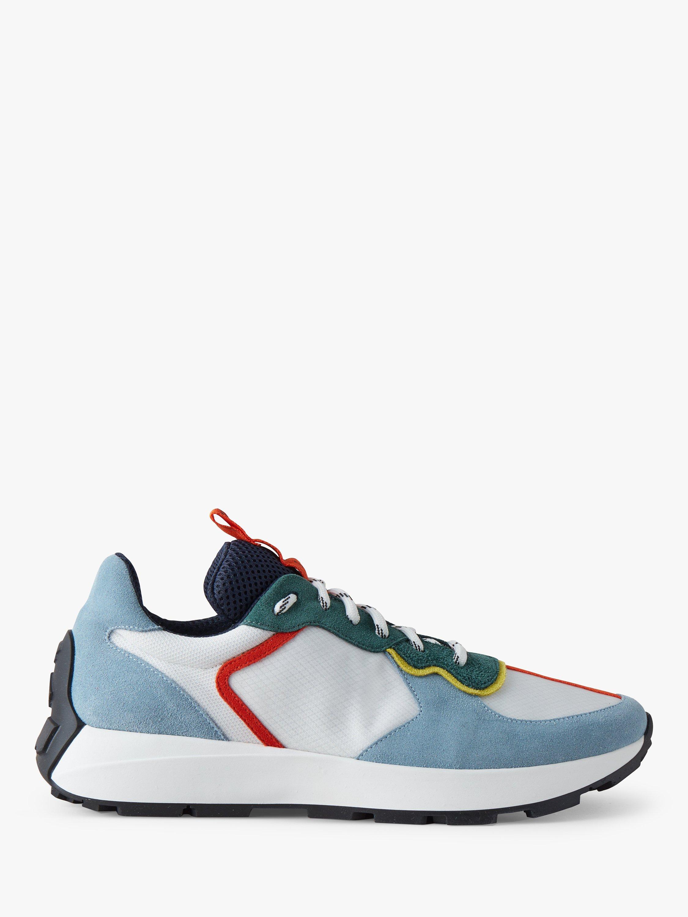 Mulberry Runner Lace-up Trainers, Cornflower Blue