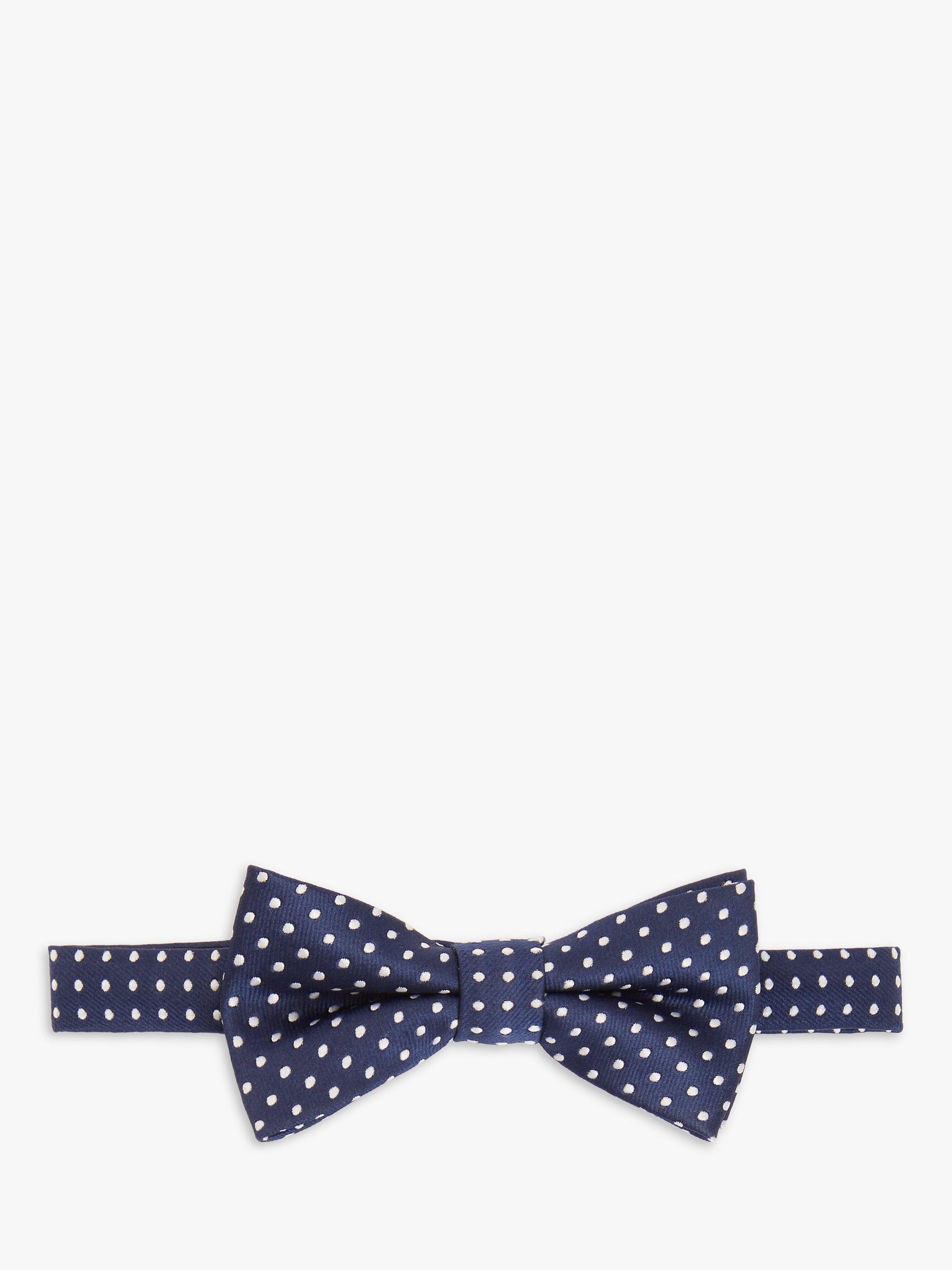 John Lewis Kids' Pin Dot Bow Tie, Blue
