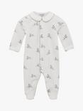 Trotters Lapinou Baby Organic Cotton Bunny All-In-One, Grey