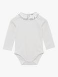Trotters Baby Monty Stitched Eton Collar Jersey Bodysuit