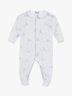 Trotters Lapinou Baby Organic Cotton Bunny All-In-One, Pale Blue, Pale Blue