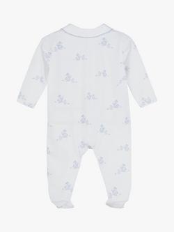 Trotters Lapinou Baby Organic Cotton Bunny All-In-One, Pale Blue - view 2, Pale Blue