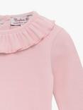 Trotters Baby Grace Willow Collar Bodysuit, Dusty Pink