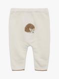 Trotters Baby Prickles Hedgehog Leggings, Off White