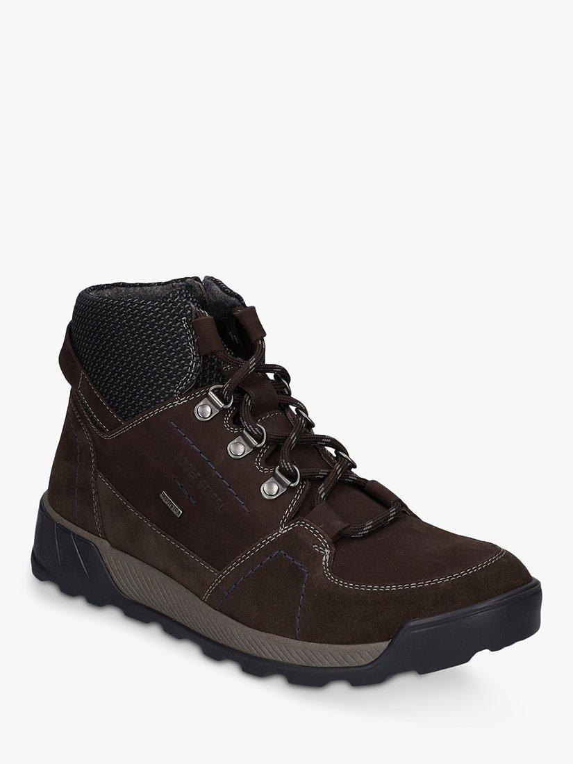 Product image 2 of 5, which shows Josef Seibel Raymond 53 Leather Ankle Boots, Dark Brown, 8