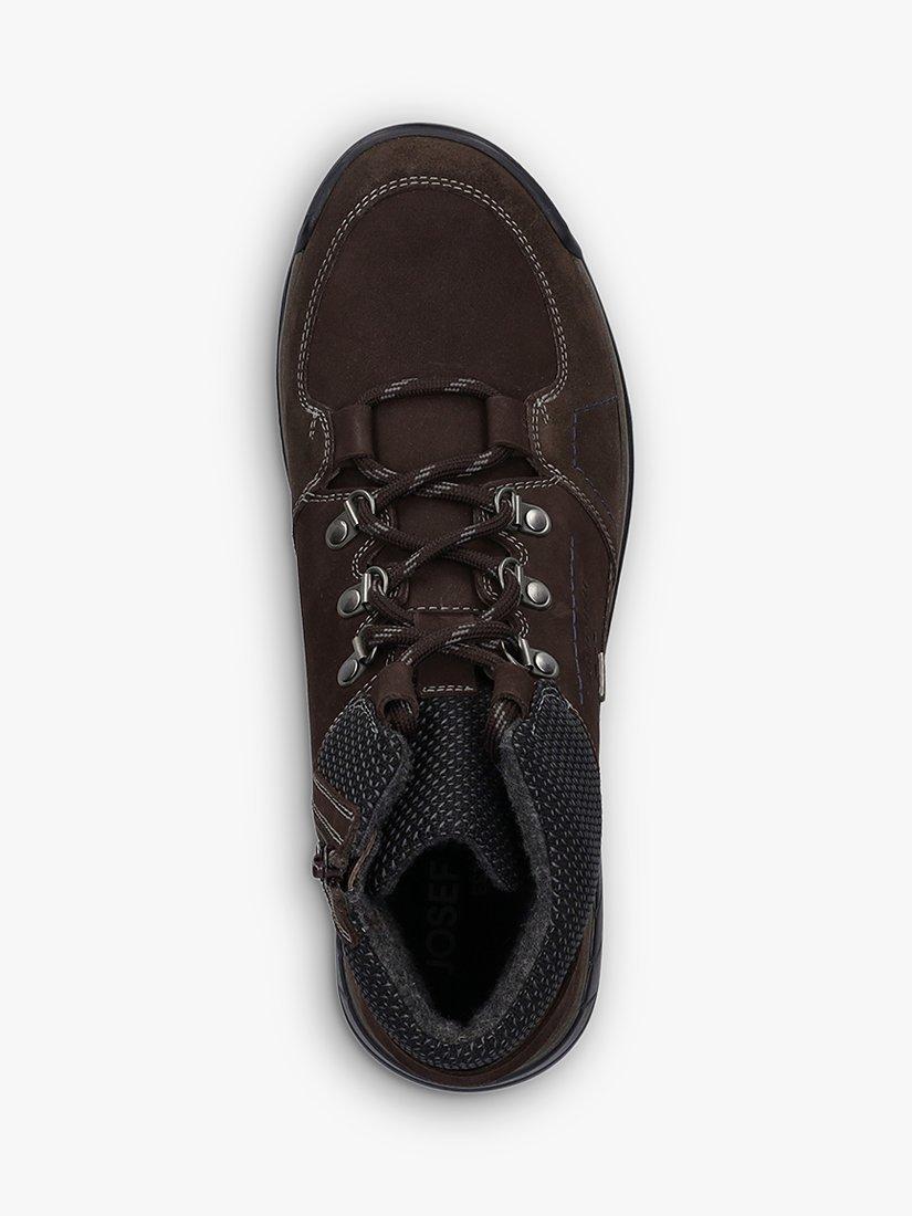 Product image 3 of 5, which shows Josef Seibel Raymond 53 Leather Ankle Boots, Dark Brown, 8