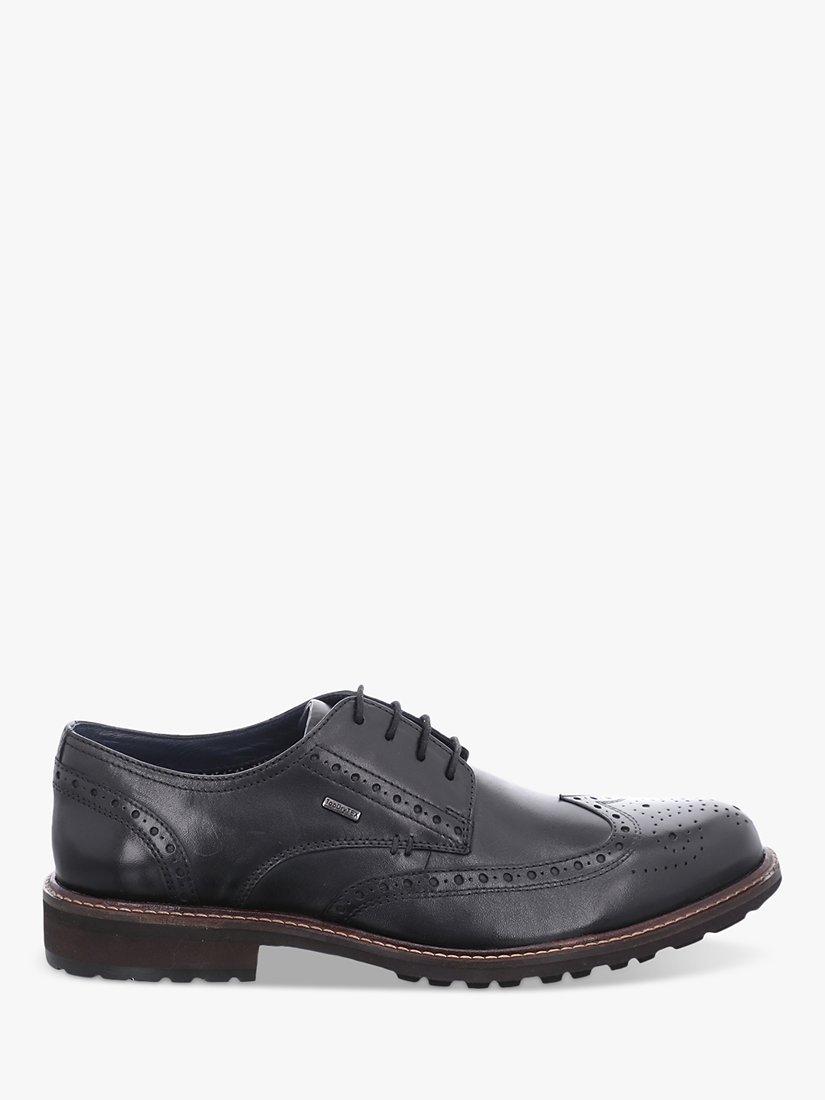 Product image 1 of 5, which shows Josef Seibel Jasper 53 Waterproof Leather Brogues, Black, 7