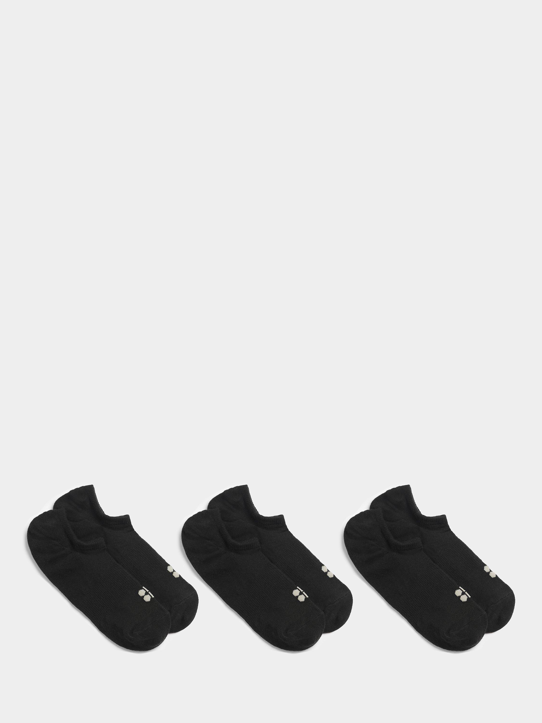 Sweaty Betty No Show Socks, Pack of 3, Black