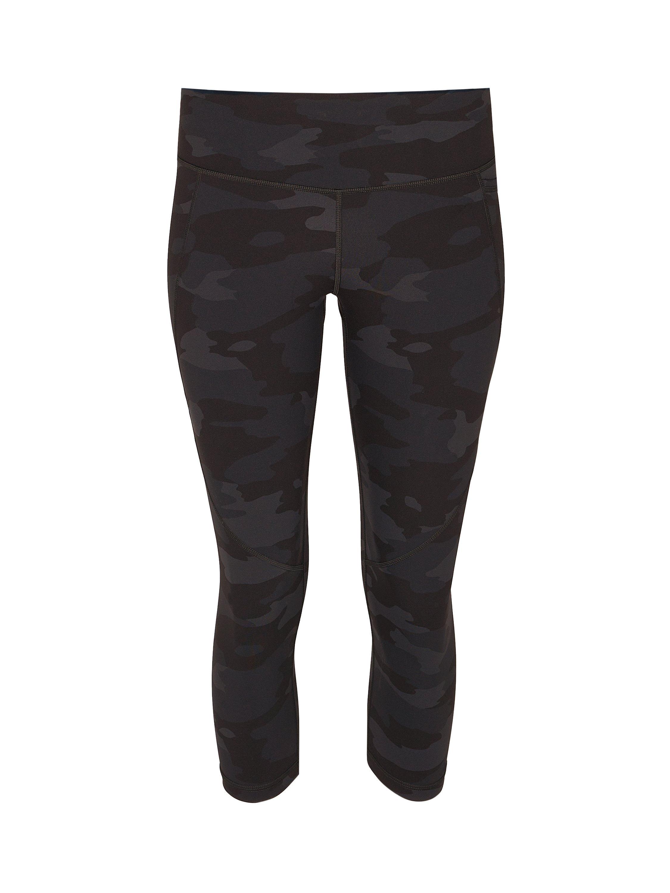 Product image 4 of 7, which shows Sweaty Betty Power Cropped Gym Leggings, Ultra Black, XXS