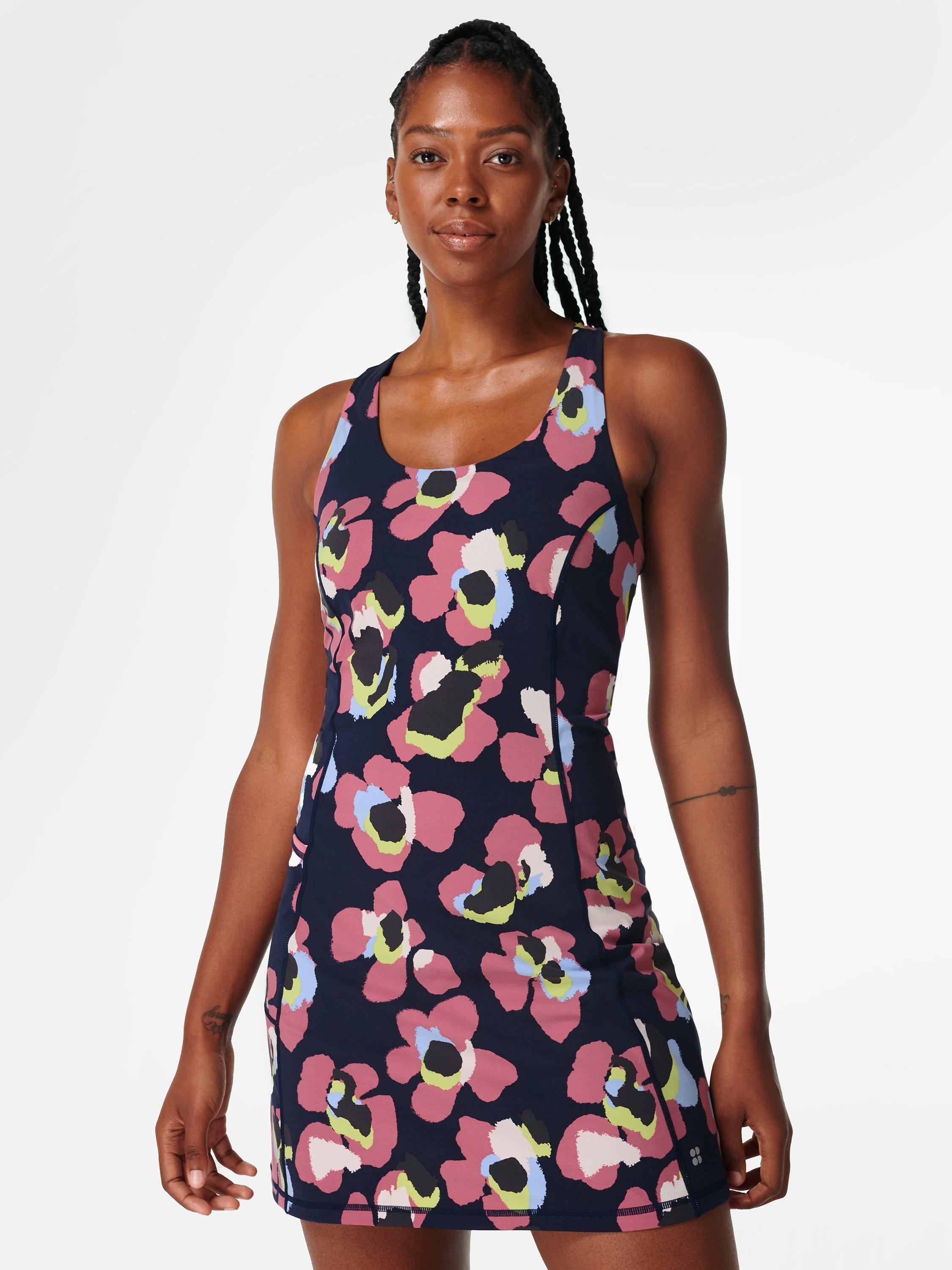 Sweaty Betty Power Workout Dress, Blue Petal