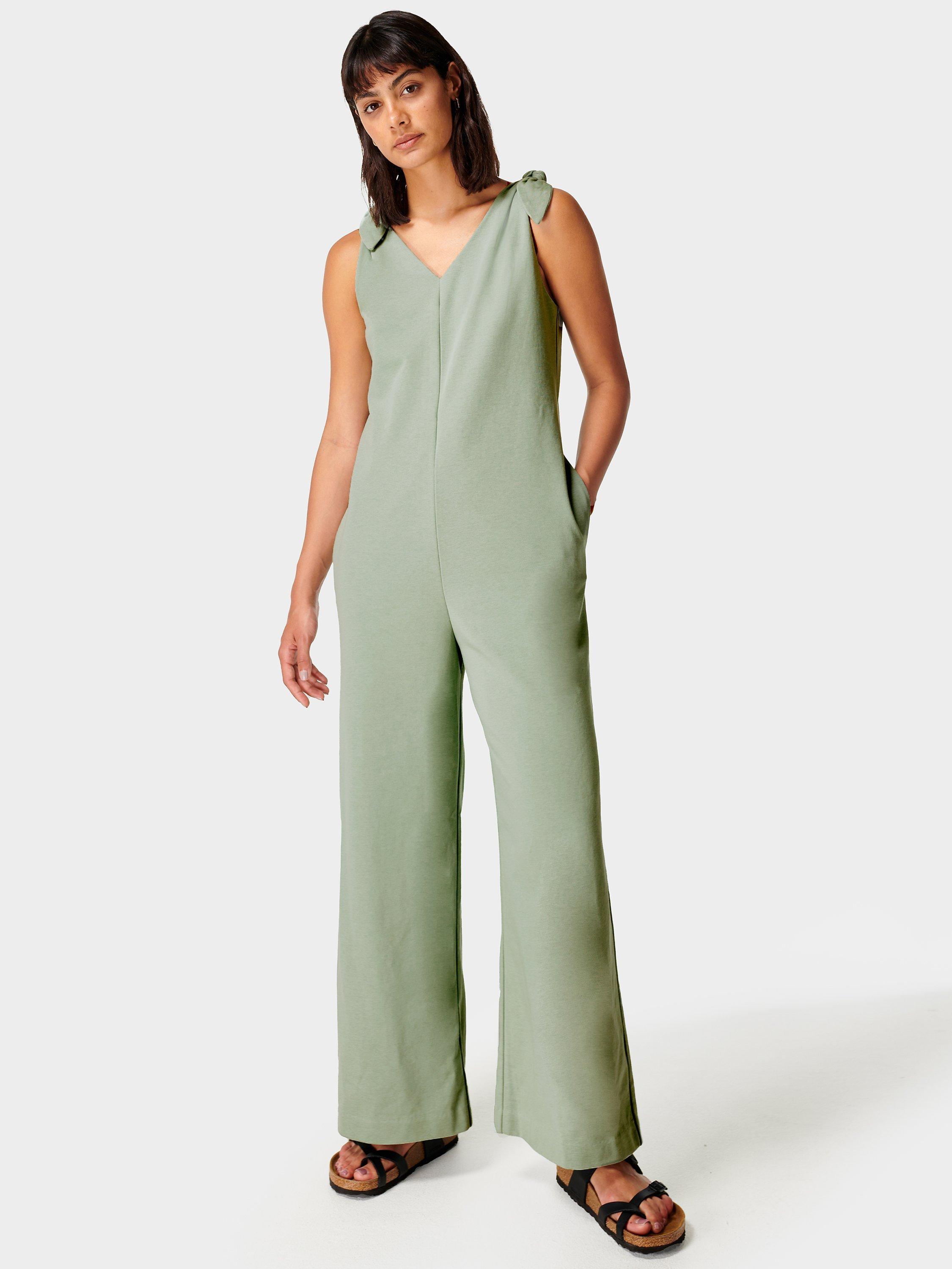 Sweaty Betty Harlow Jumpsuit, Eau De Nil Green