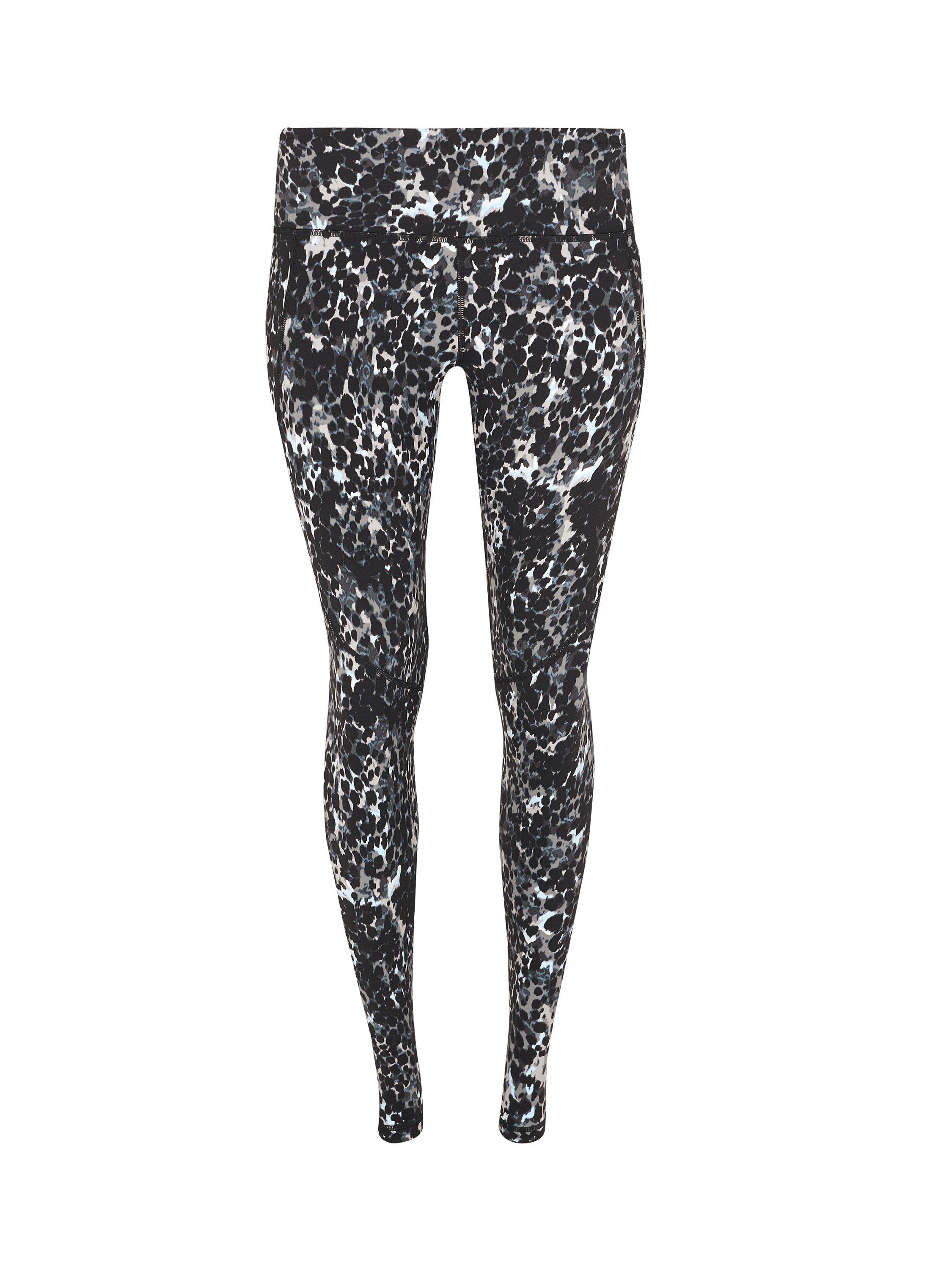 Product image 4 of 7, which shows Sweaty Betty Power Gym Full Length Embroidered Leggings, Grey Dapple, XXS