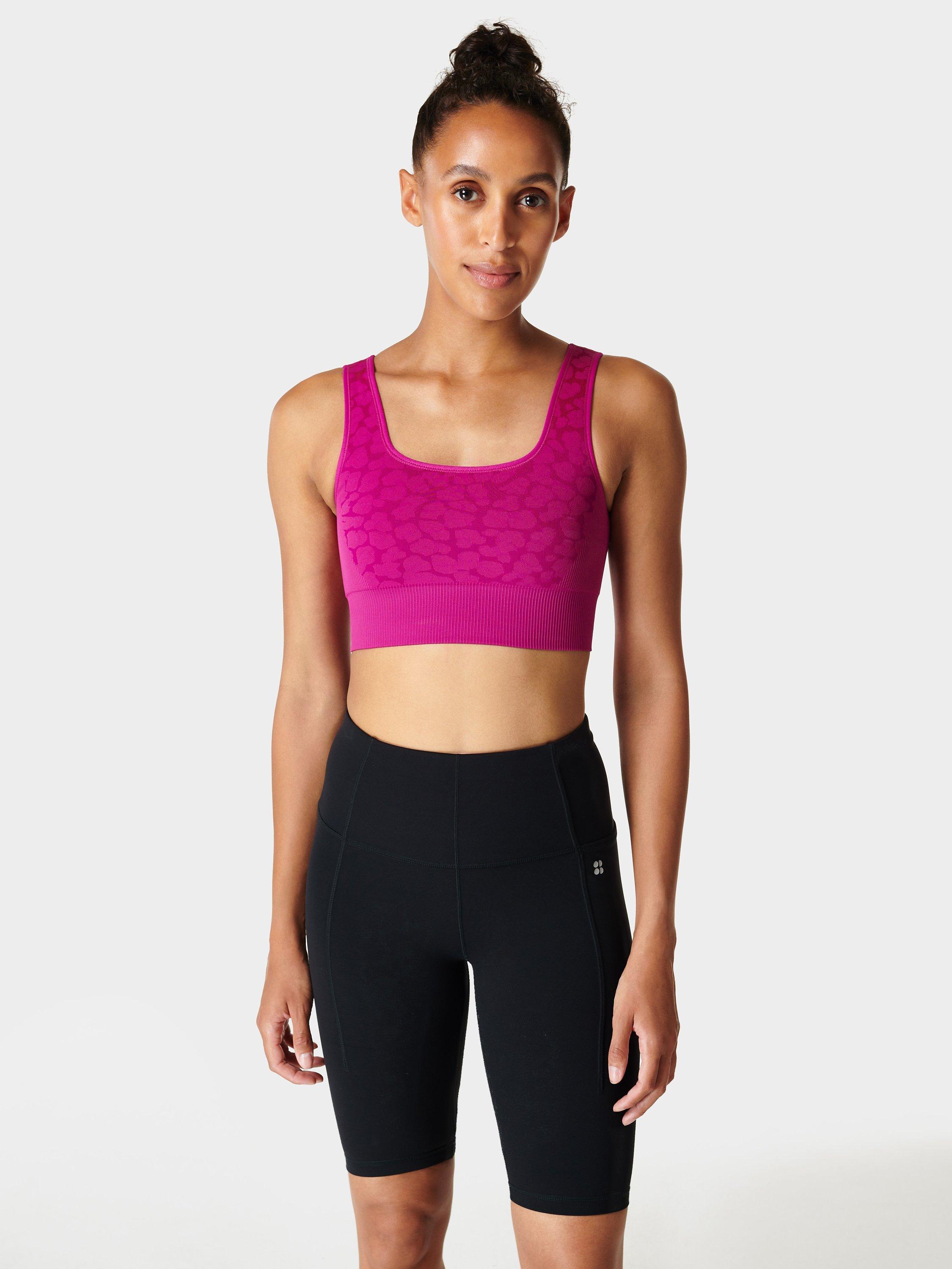 Sweaty Betty Balance Seamless Sports Bra, Phlox Pink