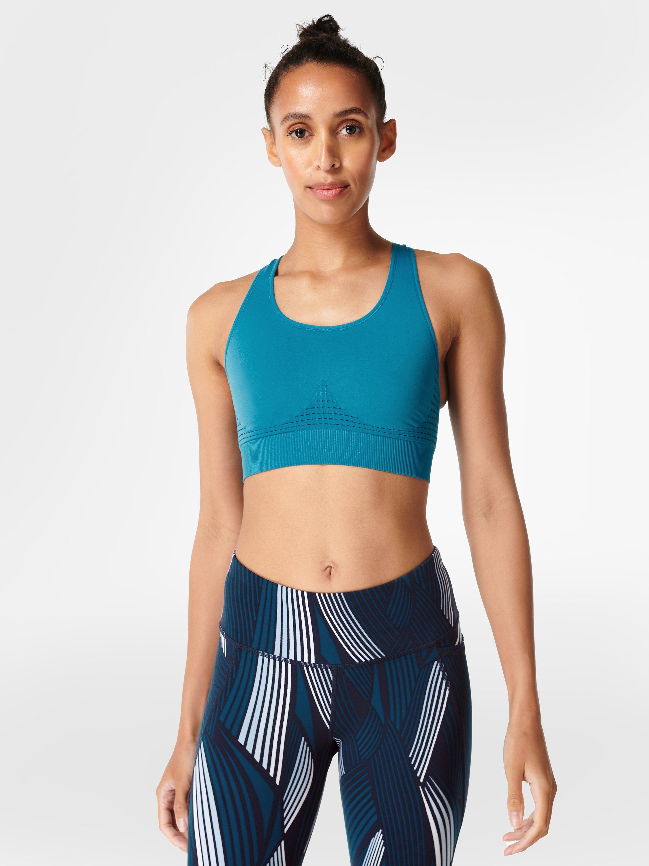 Sweaty Betty Stamina Sports Bra, Horizon Blue 