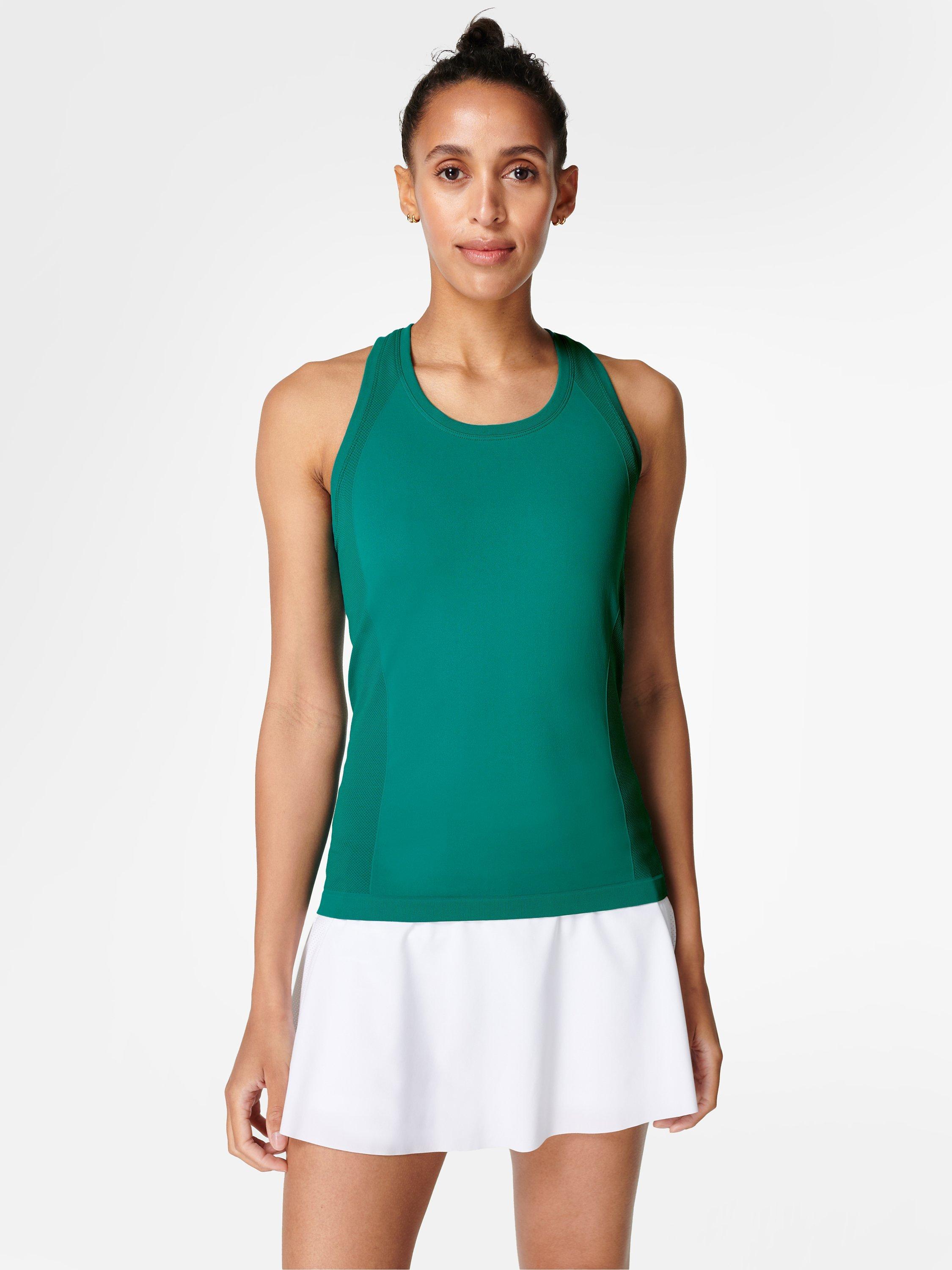 Sweaty Betty Athlete Tank Top, Wave Green 