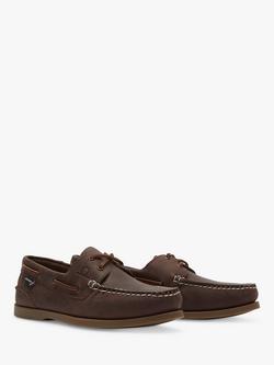 Chatham Deck II G2 Leather Boat Shoes, Chocolate - view 2, Chocolate