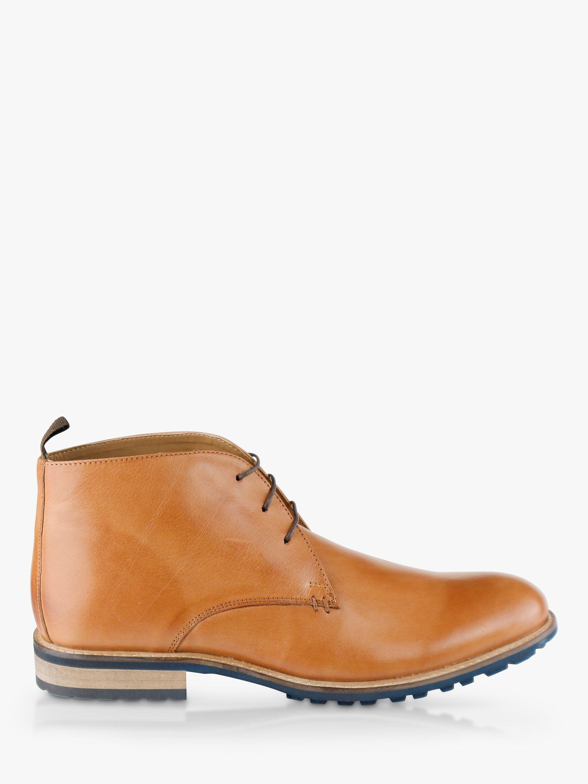 Silver Street London Ludgate Leather Chukka Boots Tan