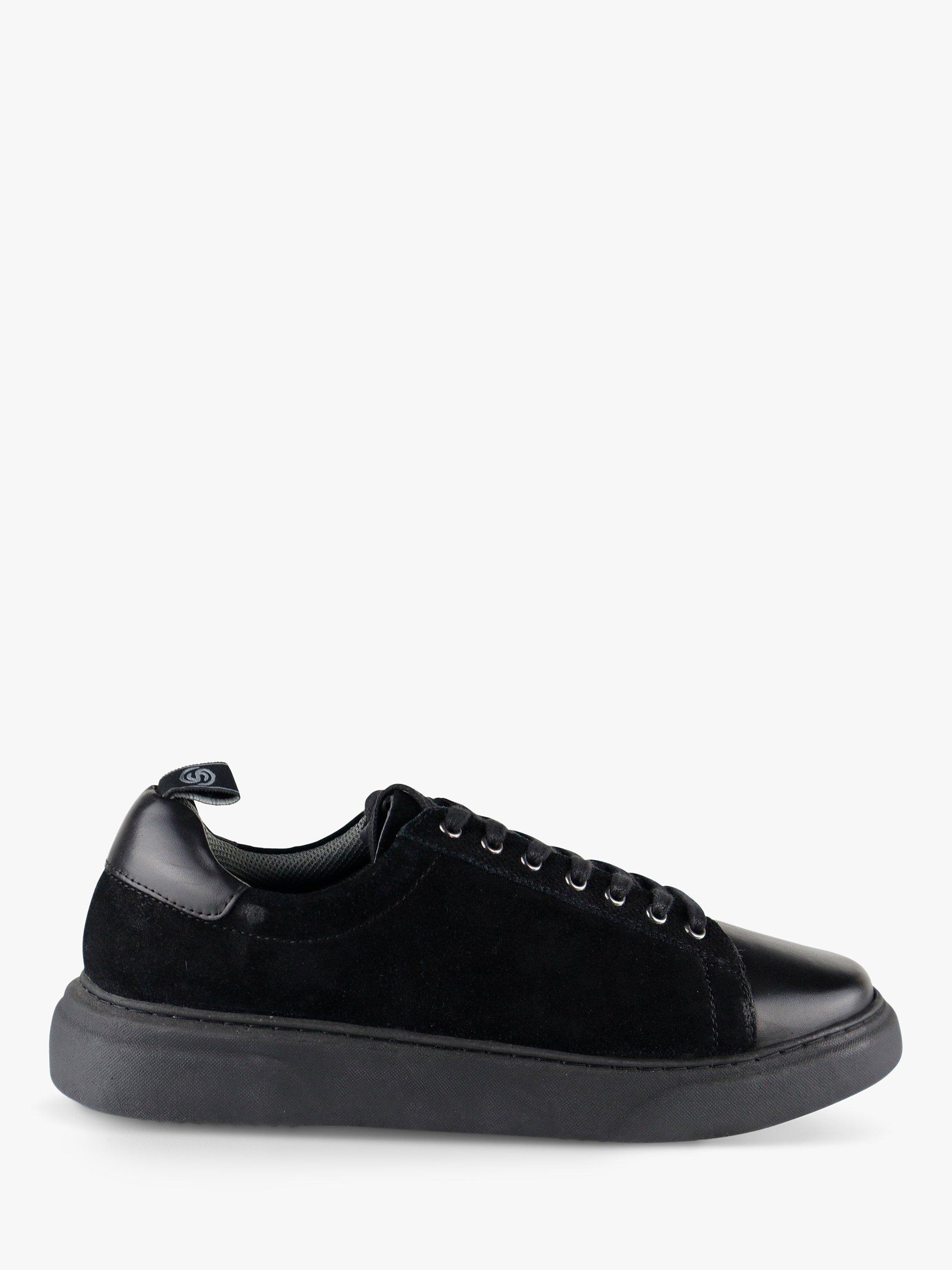 Silver Street London Charterhouse Suede Trainers, Black
