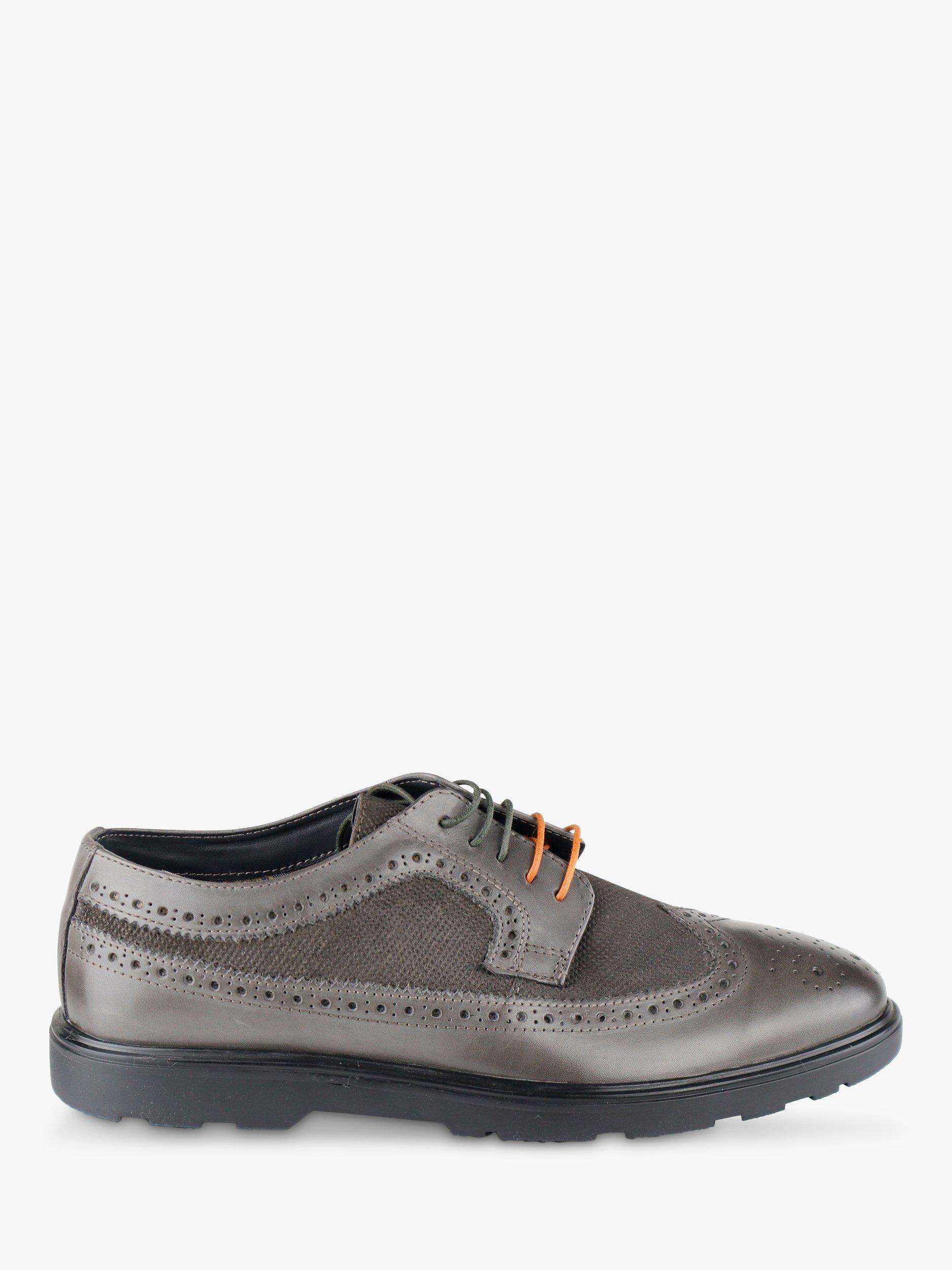 Silver Street London Soho Leather Brogues, Grey