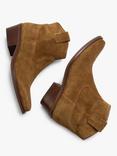 Penelope Chilvers Cassidy Suede Cowboy Boots, Tan