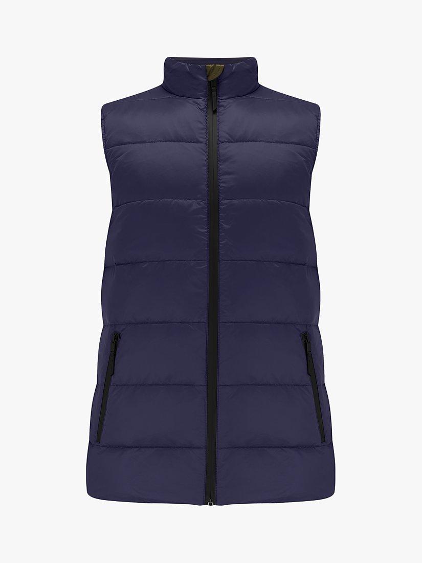 Product image 3 of 6, which shows Guards London Ufton Lightweight Packable Down Gilet, Navy, 36R