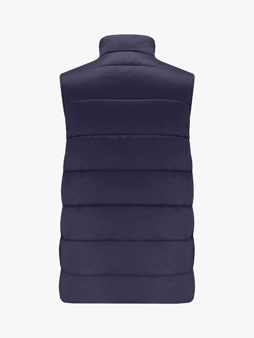 Product image 4 of 6, which shows Guards London Ufton Lightweight Packable Down Gilet, Navy, 36R