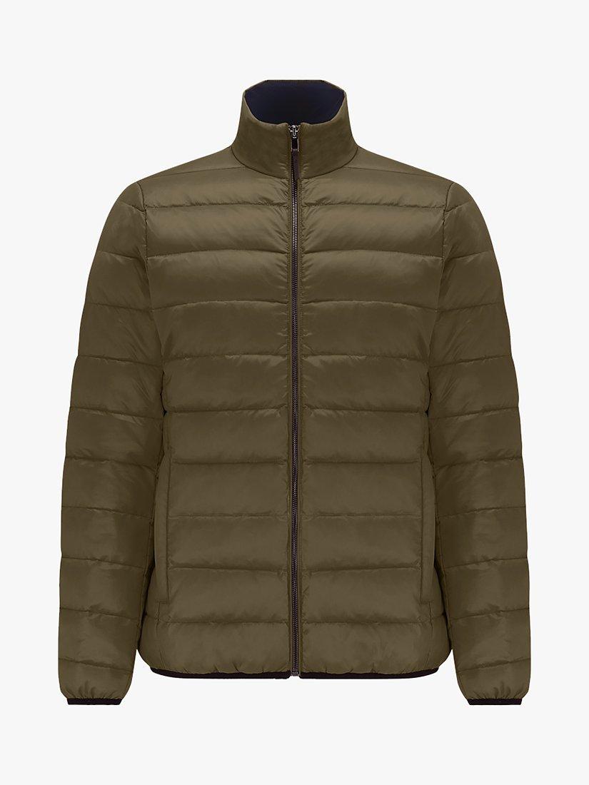Product image 3 of 5, which shows Guards London Evering Lightweight Packable Down Jacket, Olive, 36R