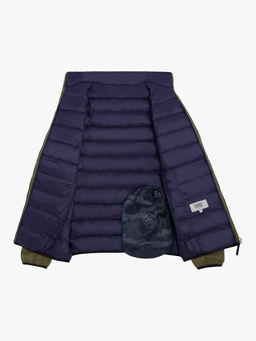 Product image 5 of 5, which shows Guards London Evering Lightweight Packable Down Jacket, Olive, 36R